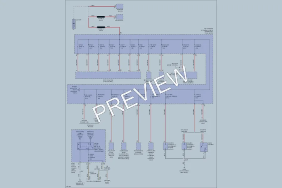 2008 GMC G3500 Power Distribution wiring diagram preview
