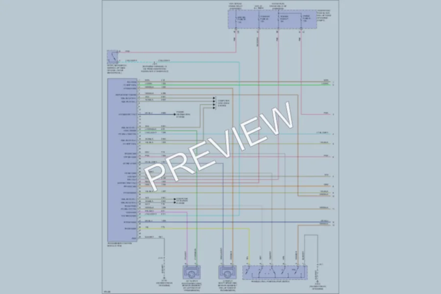 2008 GMC G3500 Transmission wiring diagram preview