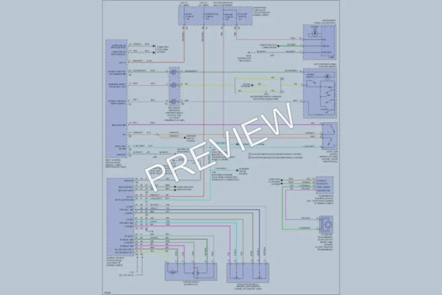 2008 GMC G3500 Cruise Control wiring diagram preview