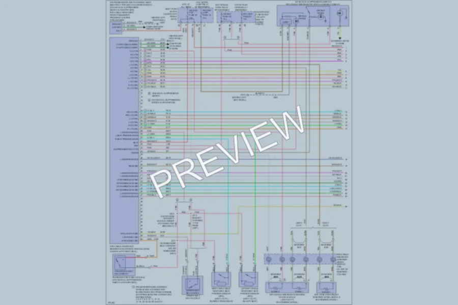 2008 GMC G3500 Supplemental Restraints wiring diagram preview