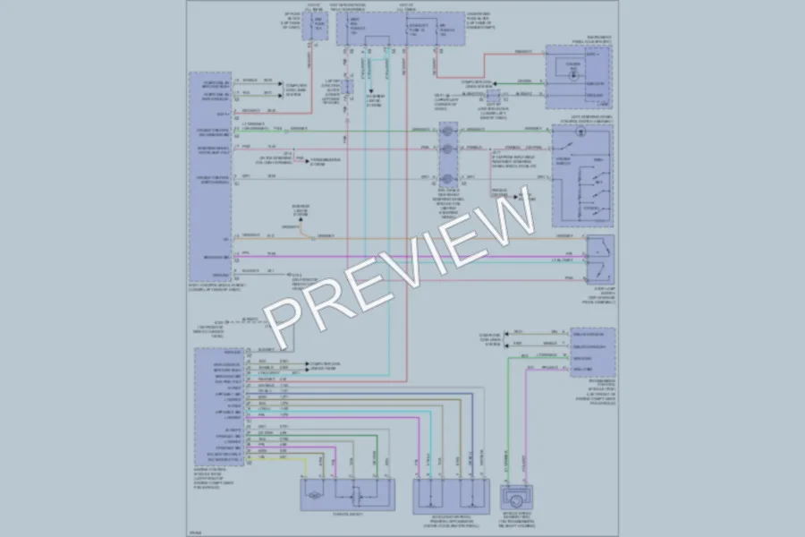 2008 GMC 1500 Cruise Control wiring diagram preview