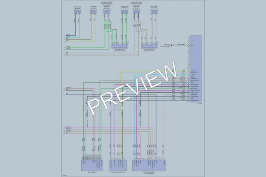 2008 GMC 1500 Navigation wiring diagram preview