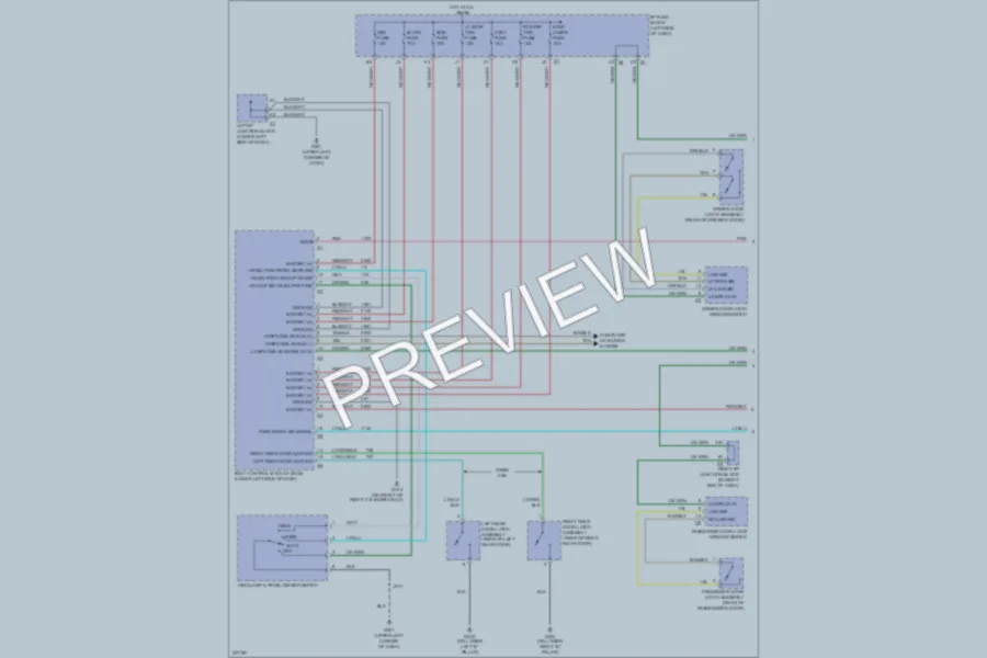 2008 GMC 1500 Warning Systems wiring diagram preview