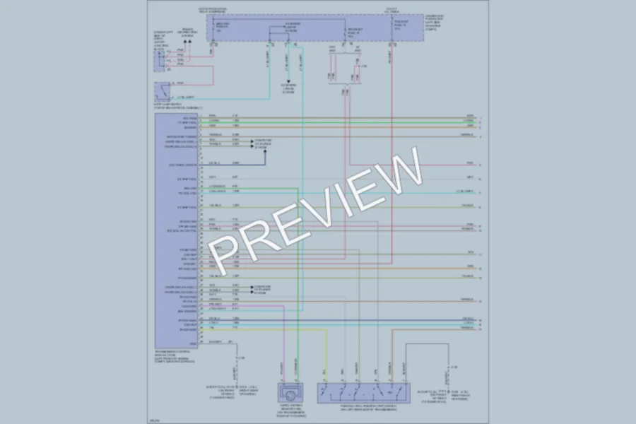 2008 GMC 1500 Transmission wiring diagram preview