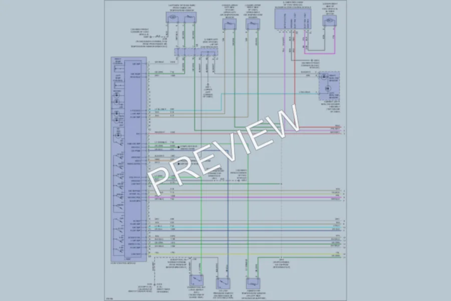 2008 GMC 3500 Hd Air Conditioning wiring diagram preview