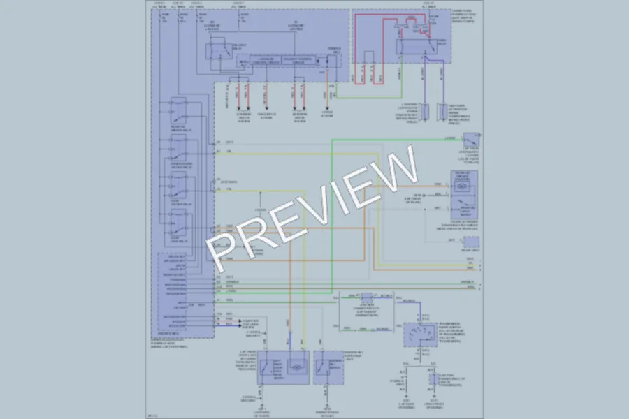 2008 Honda Accord Power Door Locks wiring diagram preview