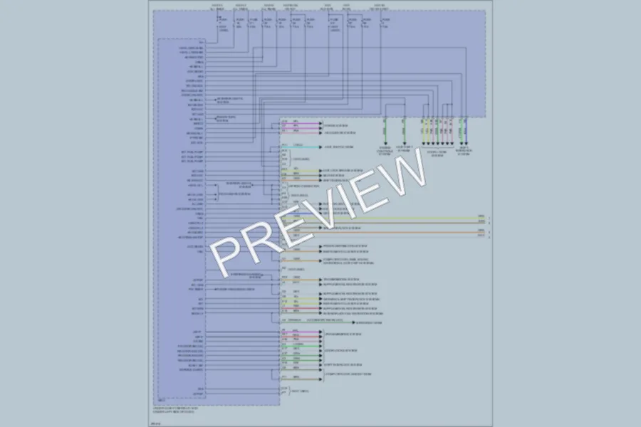 2008 Honda CRV Body Control Modules wiring diagram preview