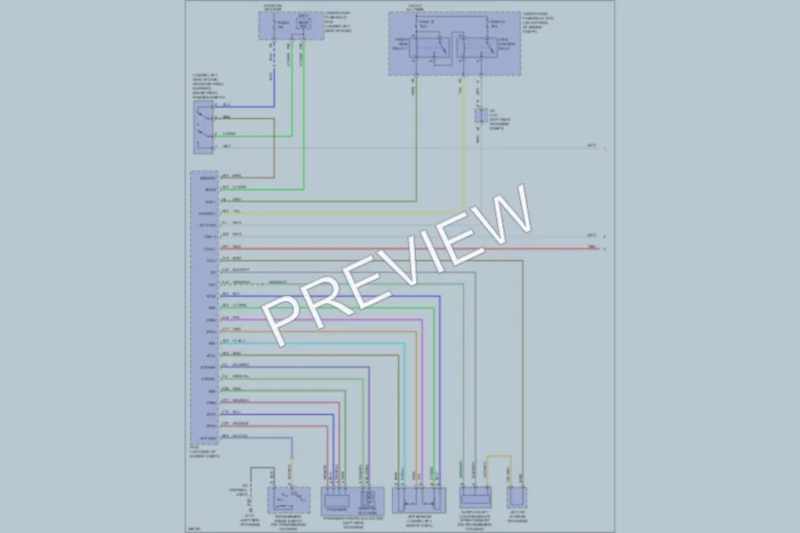 2008 Honda CRV Cruise Control wiring diagram preview