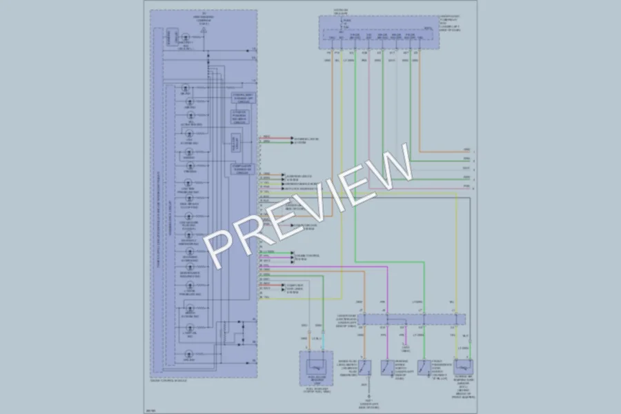 2008 Honda CRV Instrument Cluster wiring diagram preview