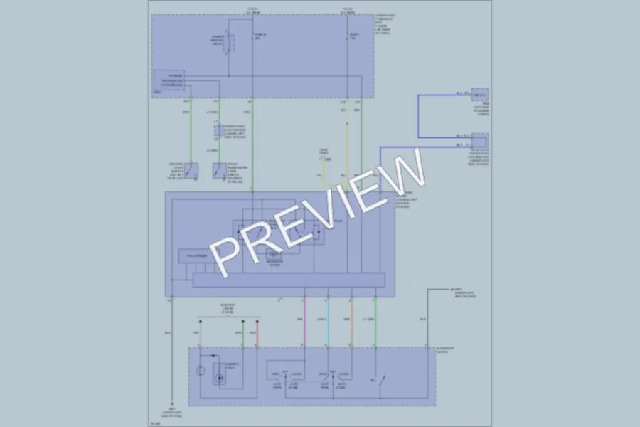2008 Honda CRV Power Top Sunroof wiring diagram preview