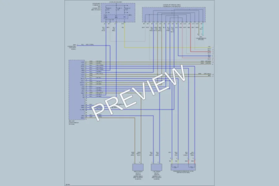 2008 Honda CRV Supplemental Restraints wiring diagram preview