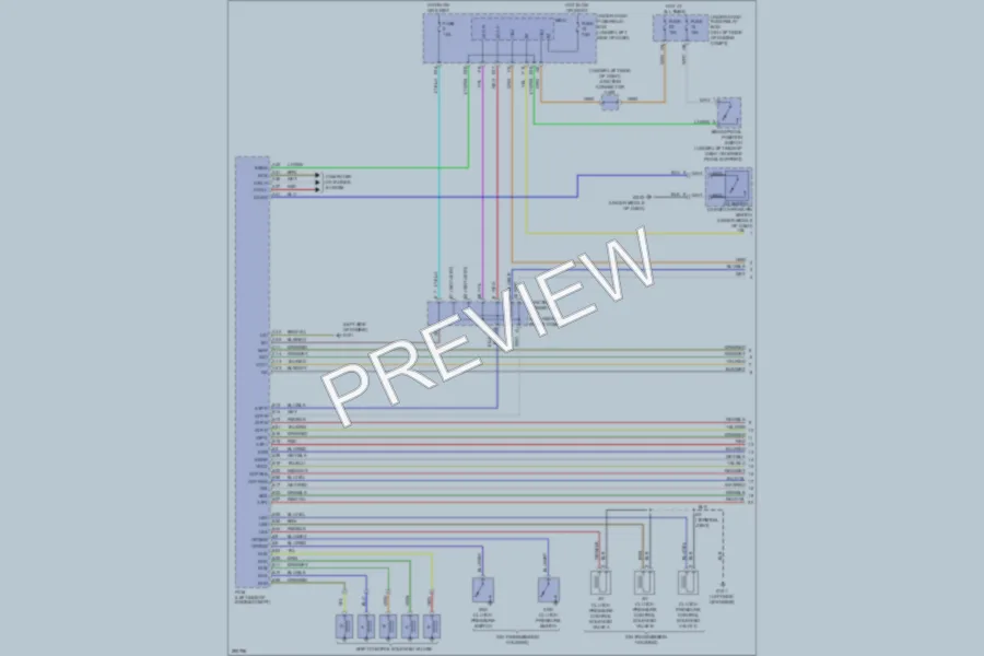 2008 Honda CRV Transmission wiring diagram preview