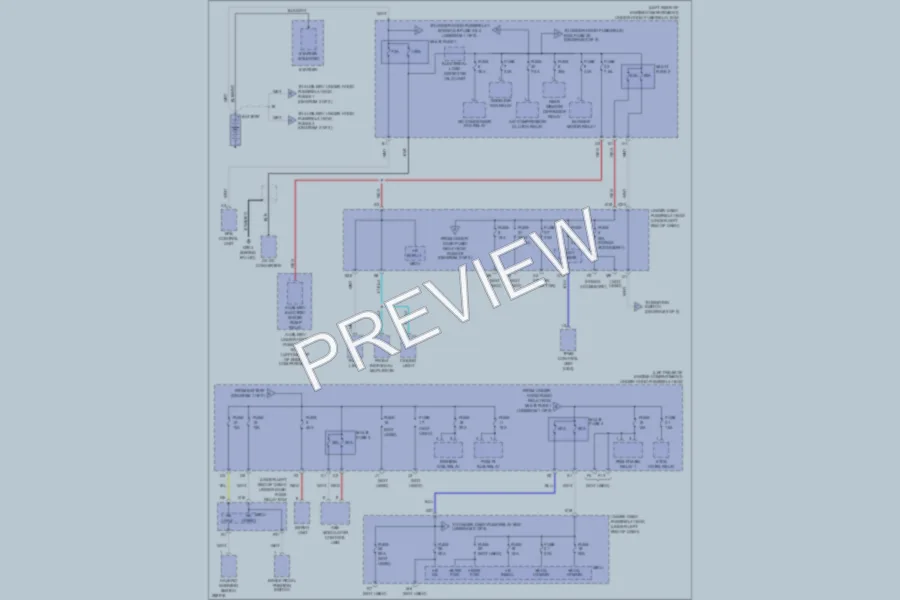 2008 Honda Civic Power Distribution wiring diagram preview