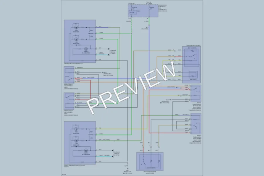 2008 Honda Civic Power Seats wiring diagram preview