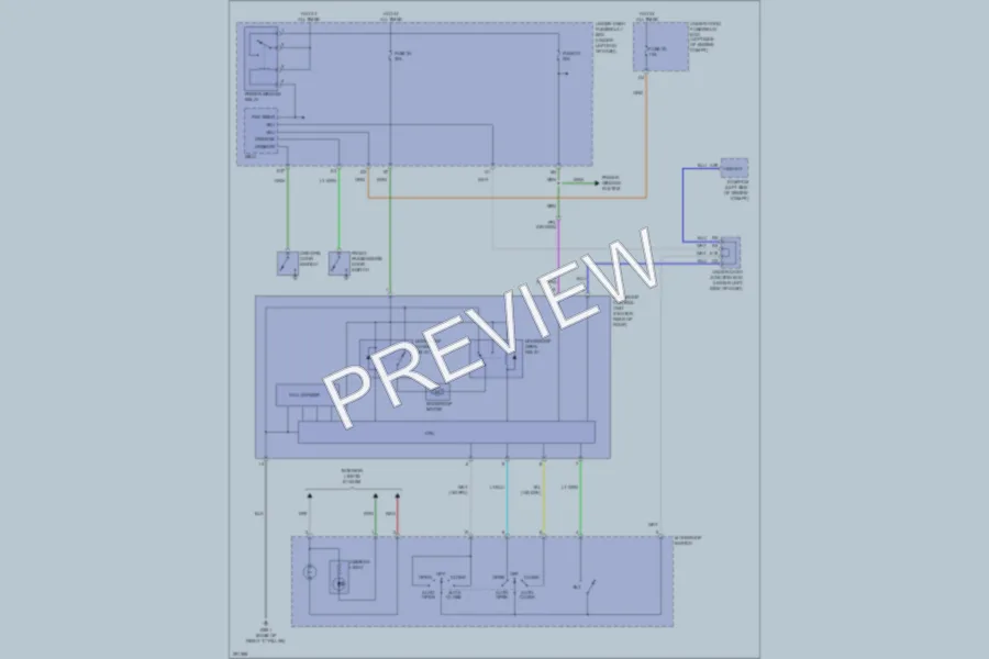 2008 Honda Civic Power Top Sunroof wiring diagram preview