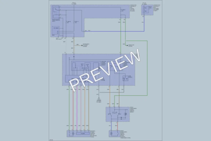 2008 Honda Civic Power Windows wiring diagram preview