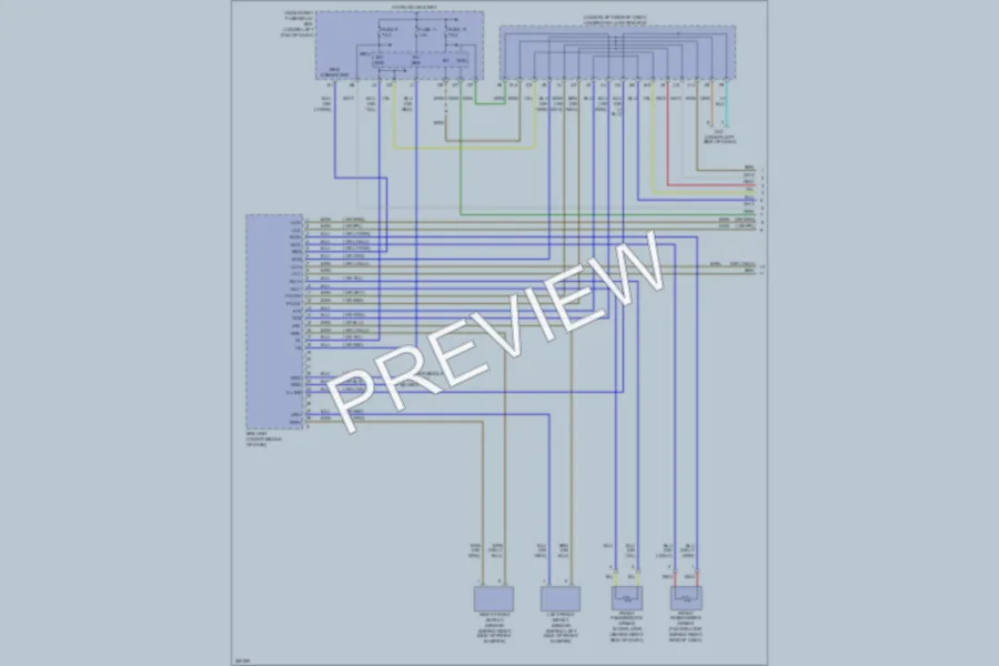 2008 Honda Civic Supplemental Restraints wiring diagram preview