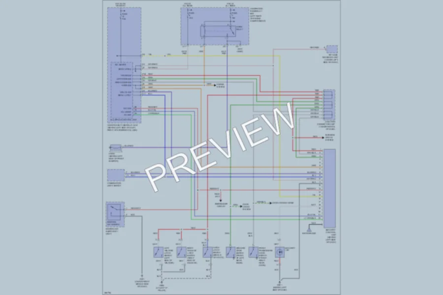 2008 Honda Element Anti Theft wiring diagram preview