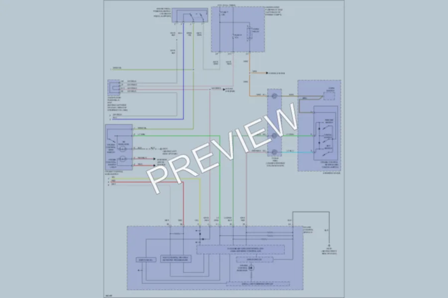 2008 Honda Element Cruise Control wiring diagram preview