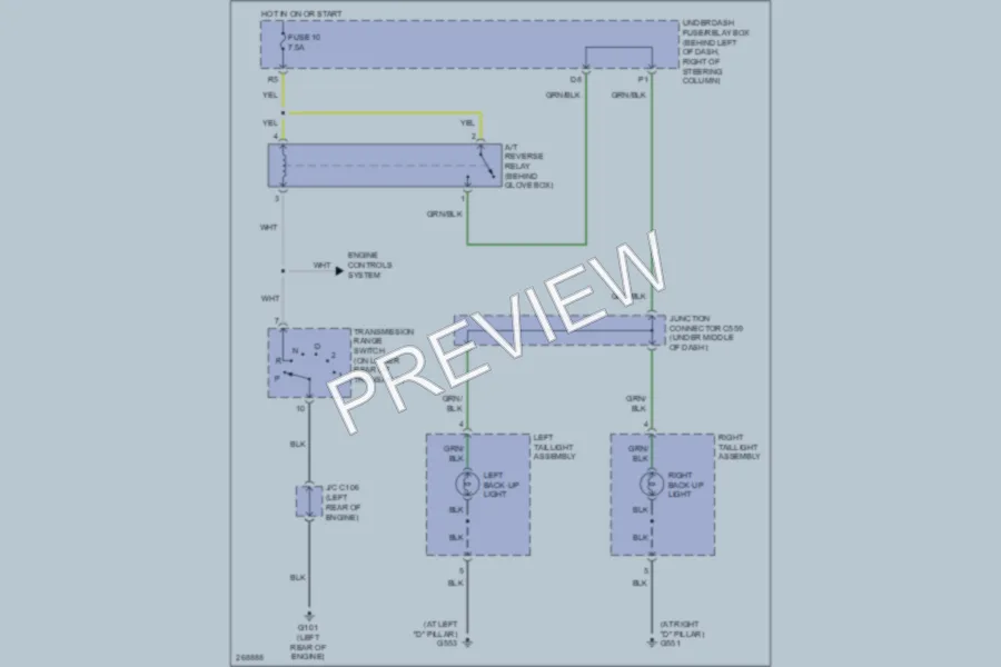 2008 Honda Element Exterior Lights wiring diagram preview
