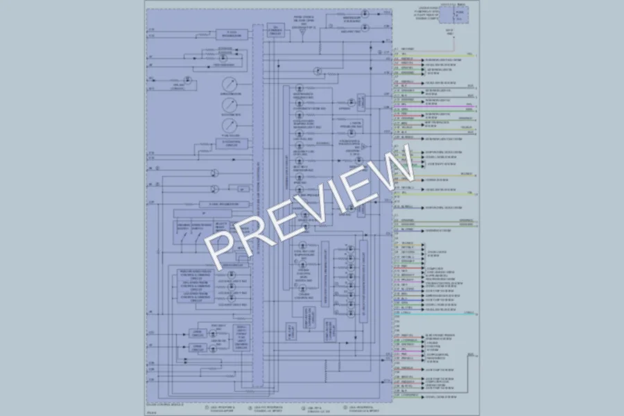 2008 Honda Fit Instrument Cluster wiring diagram preview