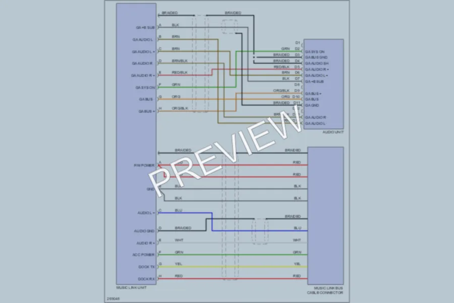 2008 Honda Fit Radio wiring diagram preview