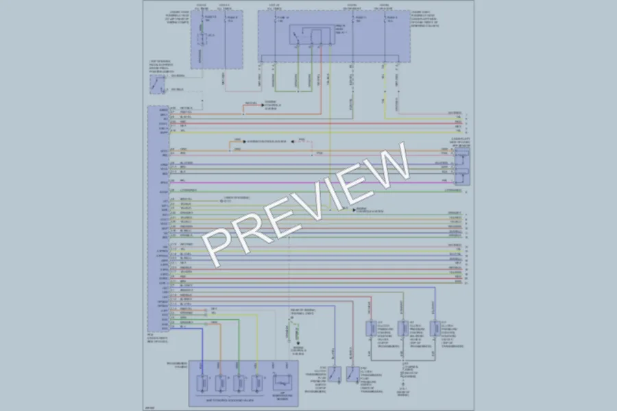 2008 Honda Fit Transmission wiring diagram preview