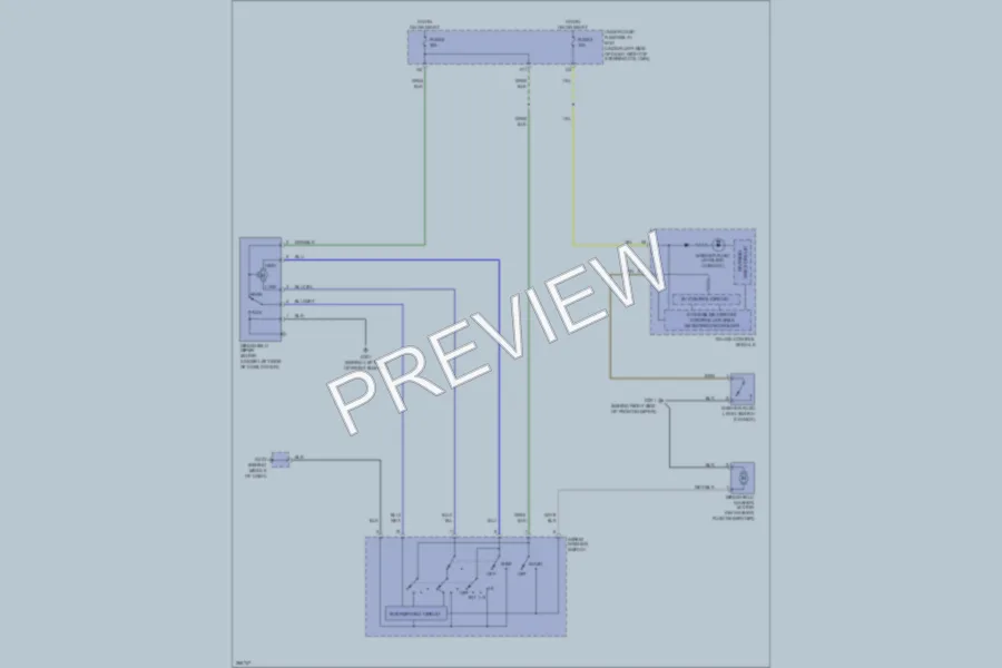 2008 Honda Fit Wiper Washer wiring diagram preview