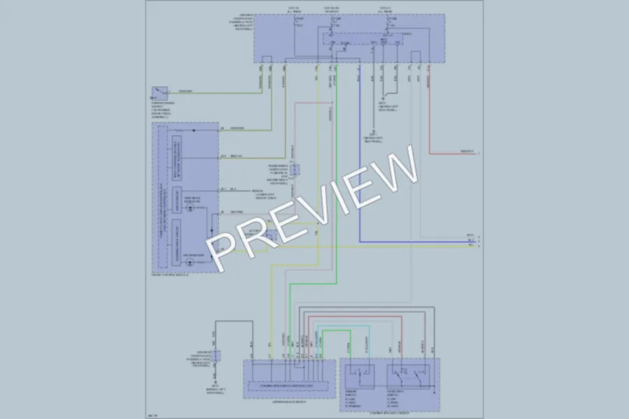 2008 Honda Odyssey Headlights wiring diagram preview