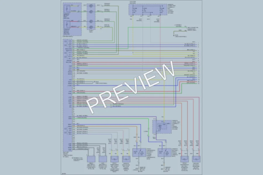 2008 Honda Odyssey Supplemental Restraints wiring diagram preview