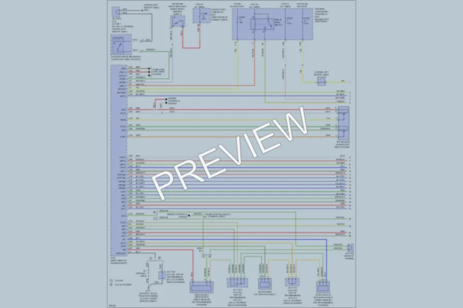 2008 Honda Odyssey Transmission wiring diagram preview