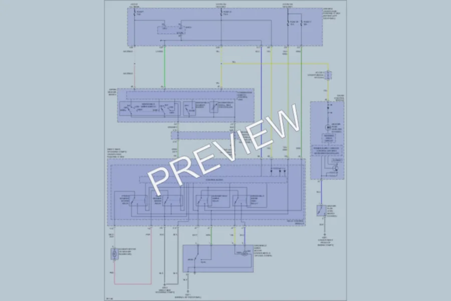 2008 Honda Odyssey Wiper Washer wiring diagram preview