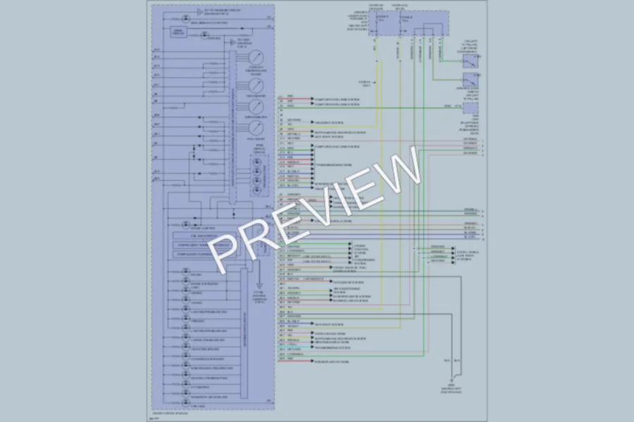 2008 Honda Pilot Instrument Cluster wiring diagram preview