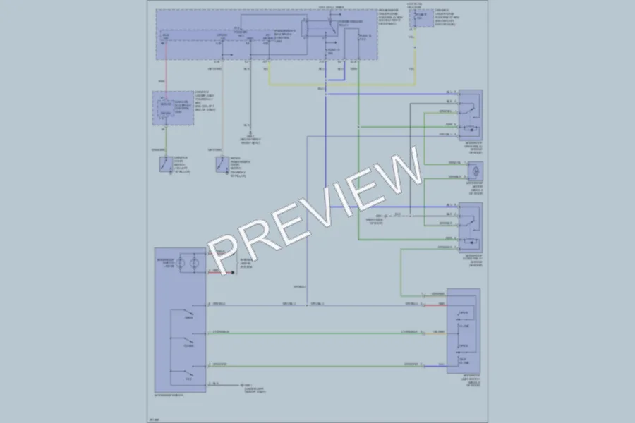 2008 Honda Pilot Power Top Sunroof wiring diagram preview