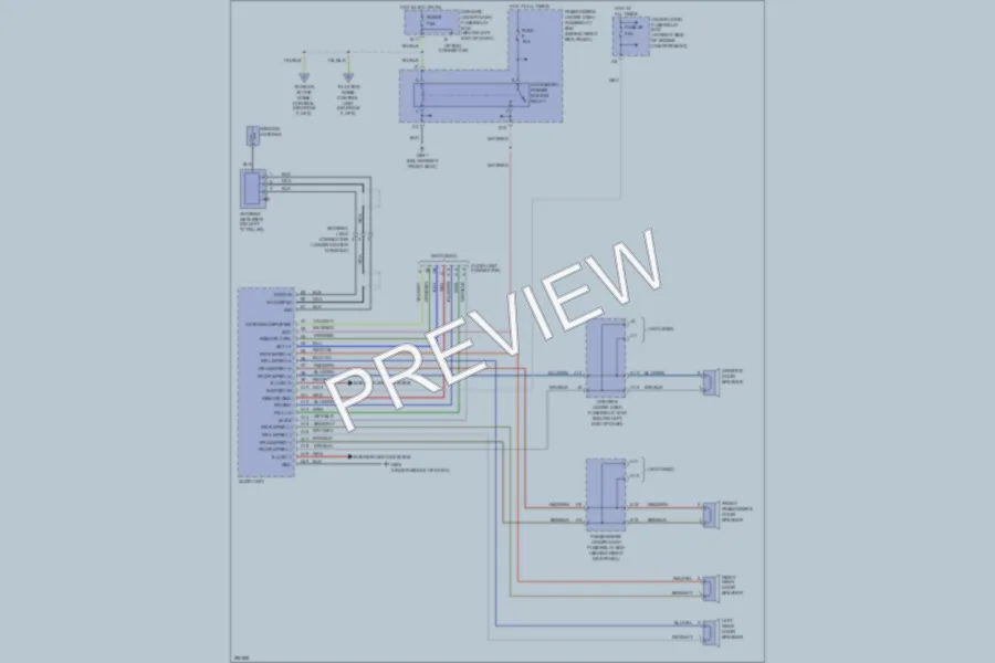 2008 Honda Pilot Radio wiring diagram preview
