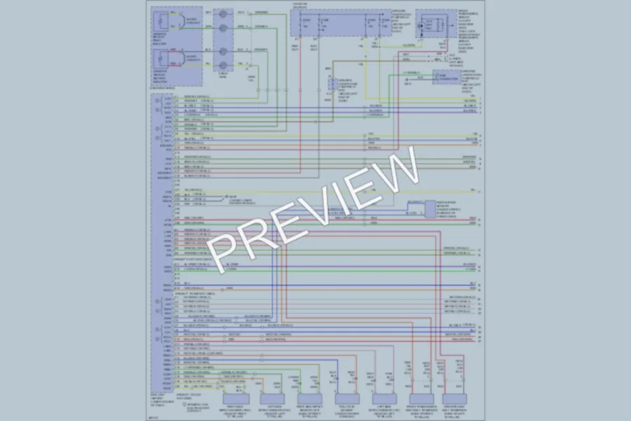 2008 Honda Pilot Supplemental Restraints wiring diagram preview
