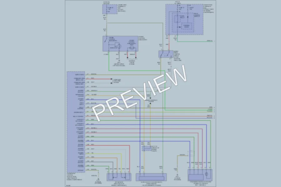 2008 Honda Ridgeline Cruise Control wiring diagram preview