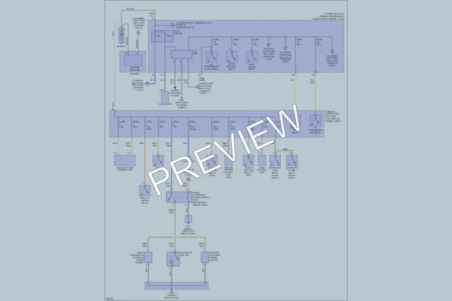 2008 Honda Ridgeline Power Distribution wiring diagram preview