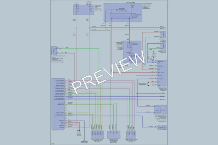 2008 Honda S2000 Air Conditioning wiring diagram preview