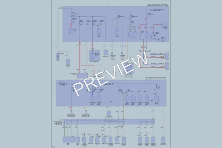 2008 Hyundai Accent Power Distribution wiring diagram preview