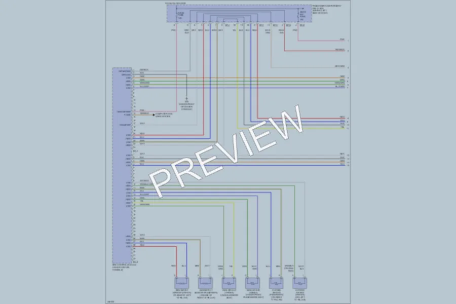 2008 Hyundai Accent Supplemental Restraints wiring diagram preview