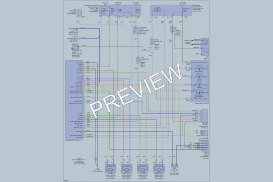 2008 Hyundai Azera Anti Lock Brakes wiring diagram preview