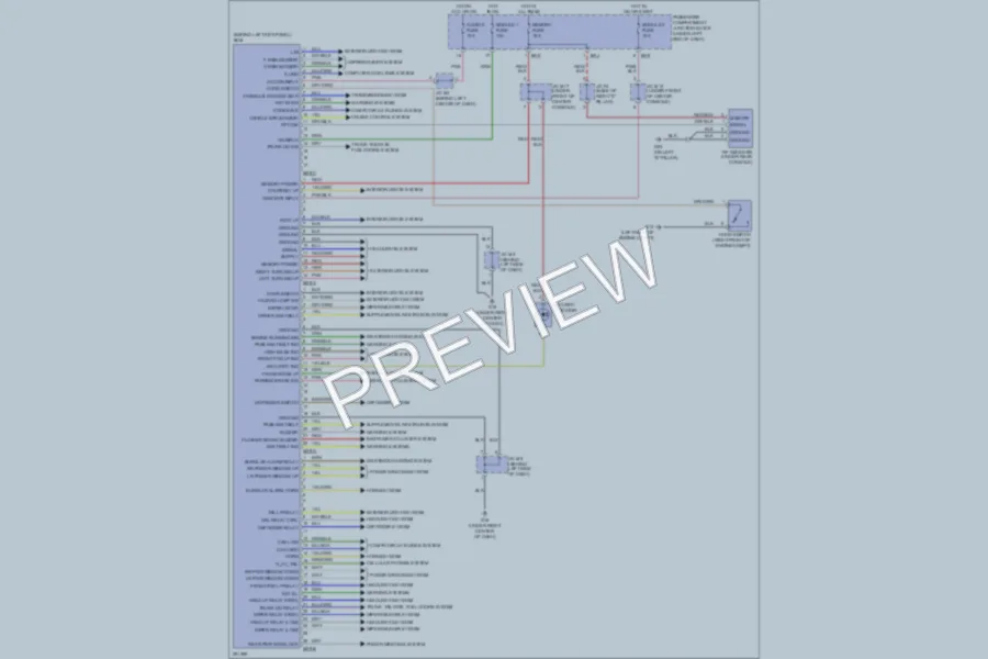 2008 Hyundai Azera Body Control Modules wiring diagram preview