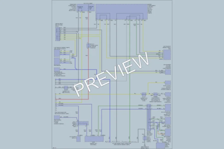 2008 Hyundai Azera Computer Data Lines wiring diagram preview