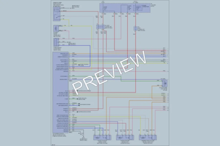 2008 Hyundai Elantra Air Conditioning wiring diagram preview