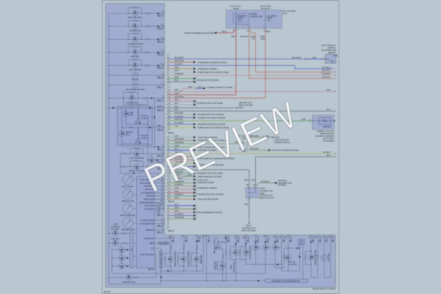 2008 Hyundai Elantra Instrument Cluster wiring diagram preview