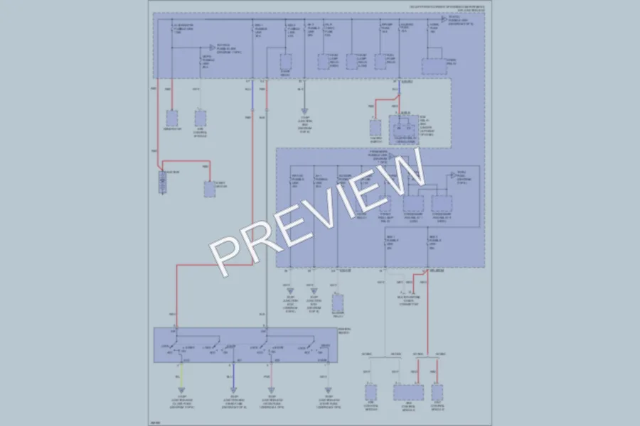 2008 Hyundai Elantra Power Distribution wiring diagram preview