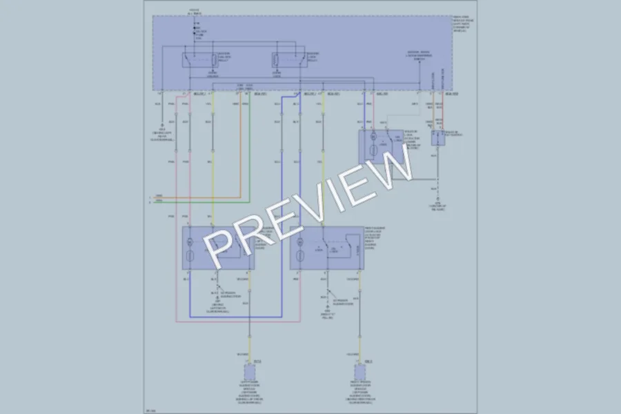 2008 Hyundai Entourage Anti Theft wiring diagram preview