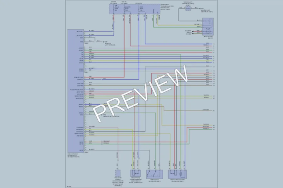 2008 Hyundai Entourage Memory Systems wiring diagram preview