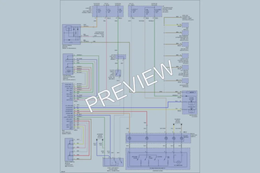 2008 Hyundai SantaFe Cruise Control wiring diagram preview
